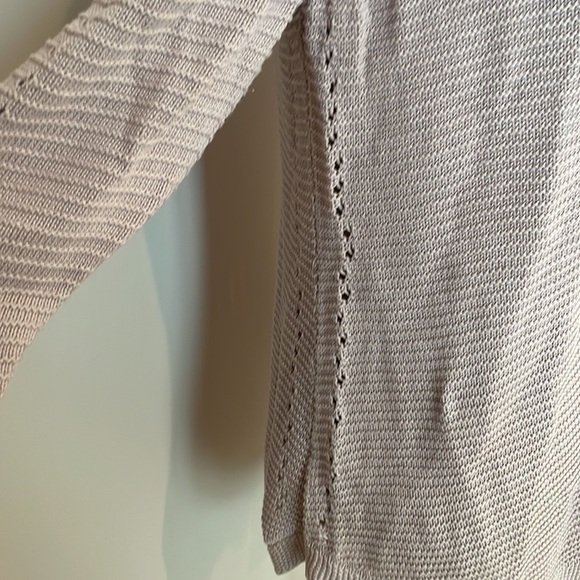 Belle by Bellidini Knit Cardigan Sweater SZ S Light Purple Open Front No Pockets - Picture 4 of 13